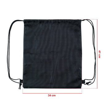 Mochila Personalizada Sacola Sacochila Saco Poliéster X02079 Brinde Personalizado