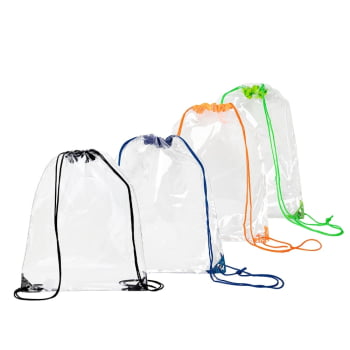 Mochila Personalizada Sacola Sacochila Saco PVC X18744 Brinde Personalizado