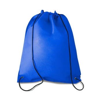 Mochila Personalizada Sacola Sacochila TNT com Costura Termo Selada X14805 Brinde Personalizado