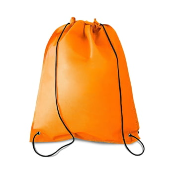 Mochila Personalizada Sacola Sacochila TNT com Costura Termo Selada X14805 Brinde Personalizado