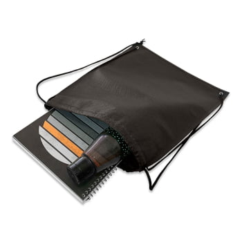 Mochila Personalizada Sacola Sacochila TNT com Costura Termo Selada X14805 Brinde Personalizado