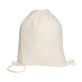 Sacochila Personalizada Algodão LULG3750 Brinde Personalizado