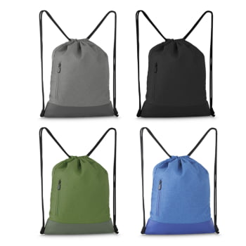Sacochila Personalizada Poliéster 210D ASIBP0009 Brinde Personalizado