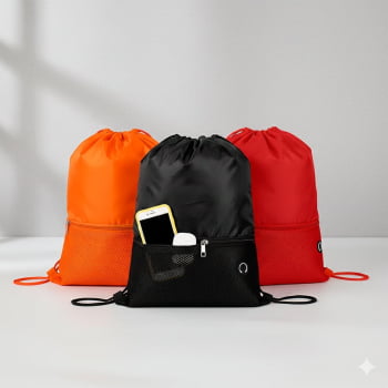 Sacochila Personalizada Poliéster 420D X19061 Brindes Personalizados