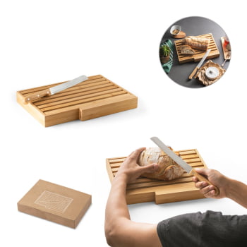 Tábua de Corte Personalizada Bambu SP94321 35x25 cm Brindes Personalizados