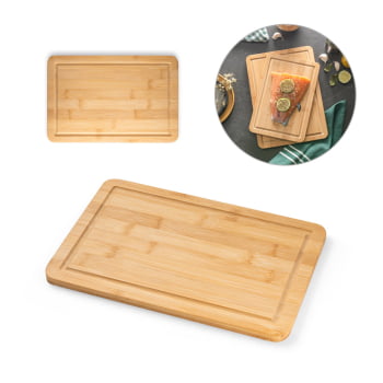Tábua de Corte Personalizada Bambu SP94333 30x20 cm Brinde Personalizado