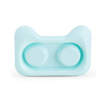 Tigela de PET Personalizada Aço inoxidável Dupla X03150 Brinde Personalizado