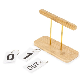 Calendário Personalizado Permanente Bambu X19027 Brinde Personalizado