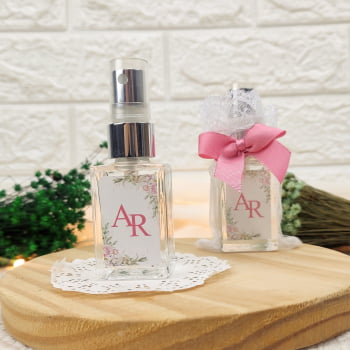 LEMBRANCINHA DE CASAMENTO HOME SPRAY 30ML ORGANZA RENDA LAÇO GORGURÃO