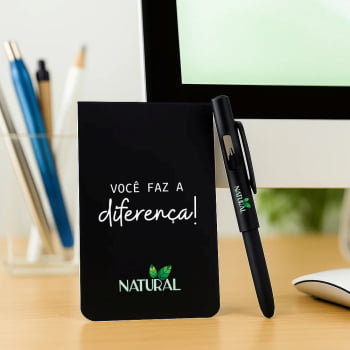 Brinde Dia Das Mulheres Personalizado Bloco de Anotações com Caneta SMLE-32730-MULHER Brindes Personalizados