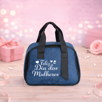 Brinde Dia Das Mulheres Personalizado Bolsa Térmica 7 Litros Oxford  X18955-MULHER Brindes Personalizados