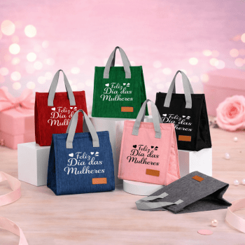 Brinde Dia Das Mulheres Personalizado Bolsa Térmica Oxford 8L X06024-MULHER Brinde Personalizado