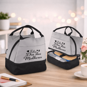 Brinde Dia Das Mulheres Personalizado Bolsa Térmica PET Sustentável 7L ASIBT313-MULHER Brindes Personalizados