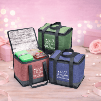 Brinde Dia Das Mulheres Personalizado Bolsa Térmica Poliéster 15L X02596-MULHER Brindes Personalizados