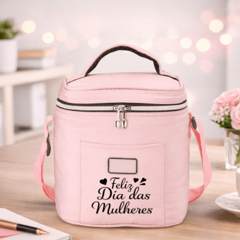 Brinde Dia Das Mulheres Personalizado Bolsa Térmica Tecido Sintético 10L X18764-MULHER Brindes Personalizados