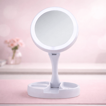 Brinde Dia Das Mulheres Personalizado Espelho Personalizado Plástico em Led X01123-MULHERES Brindes Personalizados