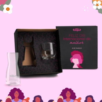 Brinde Dia Das Mulheres Personalizado Kit Cozinha Vidro 500 ML / 290 ML 2 Peças SMVI-01500-MULHER Brinde Personalizado Brinde Dia Das Mulheres Personalizado Kit Cozinha Vidro 500 ML / 290 ML 2 Peças SMVI-01500-MULHER Brinde Personalizado