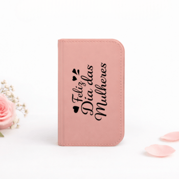 Brinde Dia Das Mulheres Personalizado Kit Manicure Couro Sintético 10 Peças X18900-MULHER Brindes Personalizados