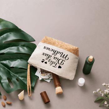 Brinde Dia Das Mulheres Personalizado Necessaire Algodão e cortiça Sustentável Viagem MSP92735-MULHER Brindes Personalizados Brinde Dia Das Mulheres Personalizado Necessaire Algodão e cortiça Sustentável Viagem MSP92735-MULHER Brindes Personalizados