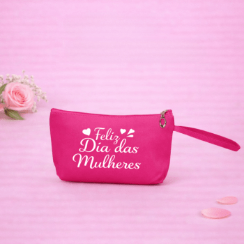 Brinde Dia Das Mulheres Personalizado Necessaire PVC Impermeável X18534-MULHER Brinde Personalizado