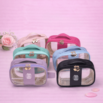 Brinde Dia Das Mulheres Personalizado Necessaire PVC Impermeável X18647P-MULHER Brinde Personalizado