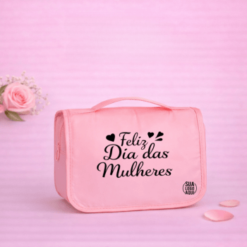 Brinde Dia Das Mulheres Personalizado Necessaire Sarja X18508-MULHER Brindes Personalizados