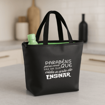 Brinde Dia Dos Professores Personalizado Bolsa Personalizada Térmica TNT 9,6L X04386-PROF
