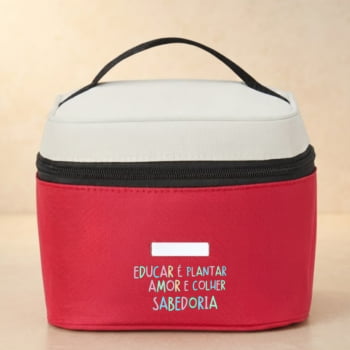 Brinde Presente Dia dos Professores Bolsa Térmica Personalizada  Nylon 5L X01331