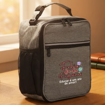 Brinde Presente Dia dos Professores Bolsa Térmica Personalizada Nylon 8L X04465 Brinde Presente Dia dos Professores Bolsa Térmica Personalizada Nylon 8L X04465