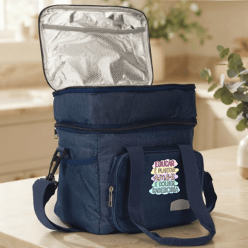 Brinde Presente Dia dos Professores Bolsa Térmica Personalizada OxFord 15 Litros X18957
