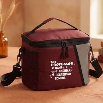 Brinde Presente Dia dos Professores Bolsa Térmica Personalizada 12L X09158 Brinde Presente Dia dos Professores Bolsa Térmica Personalizada 12L X09158