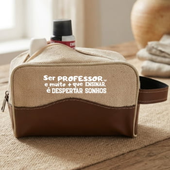 Brinde Presente Dia dos Professores Necessaire Personalizada Juta X15293 Brinde Presente Dia dos Professores Necessaire Personalizada Juta X15293