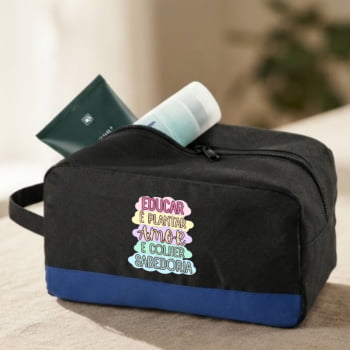 Brinde Presente Dia dos Professores Necessaire Viagem Personalizada MSP92730 Brinde Presente Dia dos Professores Necessaire Viagem Personalizada MSP92730