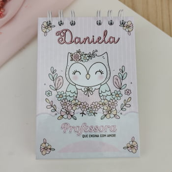 Brinde Presente Dia dos Professores Personalizado Bloco de Anotações