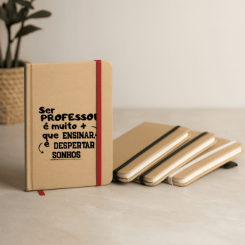 Brinde Presente Dia dos Professores Personalizado Caderno Personalizado Moleskine Sustentável MSP93709