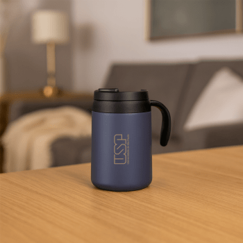 Brinde Presente Dia dos Professores Personalizado Caneca Térmica Personalizada Inox 500 ml com Tampa Base Antiderrapante XCAN18700-PROF