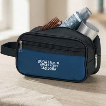 Brinde Presente Dia dos Professores Personalizado Necessaire Couro Sintético X19022 Brinde Presente Dia dos Professores Personalizado Necessaire Couro Sintético X19022