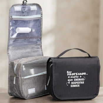 Brinde Presente Dia dos Professores Personalizado Necessaire Nylon Oxford X18506
