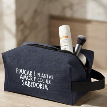 Brinde Presente Dia dos Professores Personalizado Necessaire Nylon X15276 Brinde Presente Dia dos Professores Personalizado Necessaire Nylon X15276