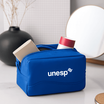 Brinde Presente Dia dos Professores Personalizado Necessaire Personalizada Viagem Maquiagem Microfibra MSP92721-PROF
