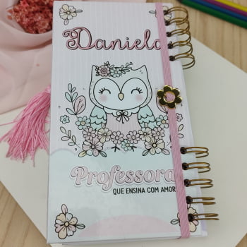 Brinde Presente Dia dos Professores Personalizado Planner 2x1