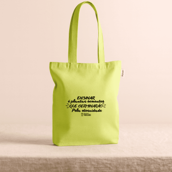Brinde Presente Dia dos Professores Personalizado Sacola Personalizada Algodão e Poliéster Reciclado Sustentável MSP92326-PROF
