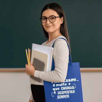 Brinde Presente Dia dos Professores Personalizado Sacola Personalizada Non-woven MSP22900-PROF