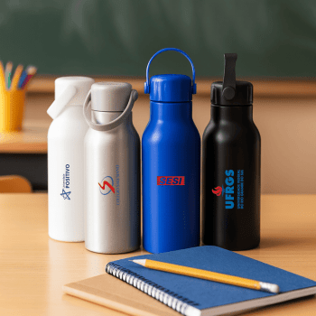 Brinde Presente Dia dos Professores Personalizado Squeeze Garrafa Alumínio Sustentável 100% reciclado 700ml