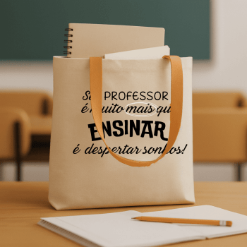 Sacola Personalizada 100% Algodão MSP92826-PROF