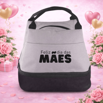 Brinde Dia Das Mães Personalizado Bolsa Térmica PET Sustentável 7L ASIBT313-MAE Brinde Personalizado