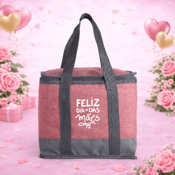 Brinde Dia Das Mães Personalizado Bolsa Térmica Poliéster 15L X02596-MAE Brinde Personalizado