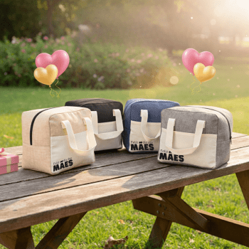 Brinde Dia Das Mães Personalizado Bolsa Térmica Poliéster 8L X09061-MAE Brinde Personalizado