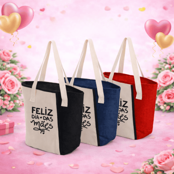 Brinde Dia Das Mães Personalizado Bolsa Térmica Poliéster 9 Litros X09062-MAE Brindes Personalizados