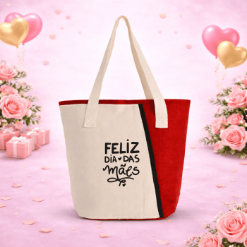 Brinde Dia Das Mães Personalizado Bolsa Térmica Poliéster 9 Litros X09062-MAE Brindes Personalizados